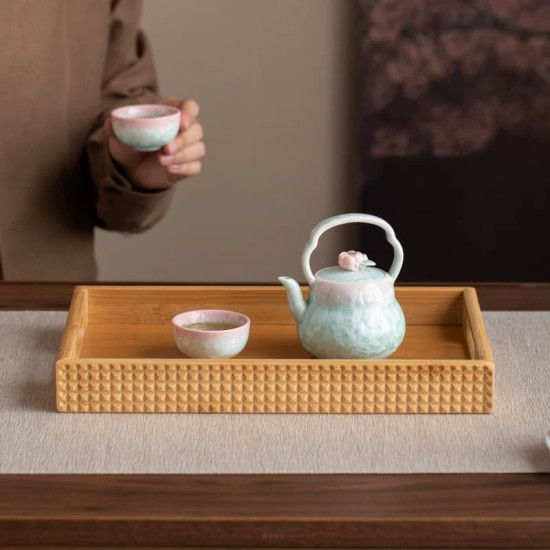 Wooden Tray Set 3 Pcs